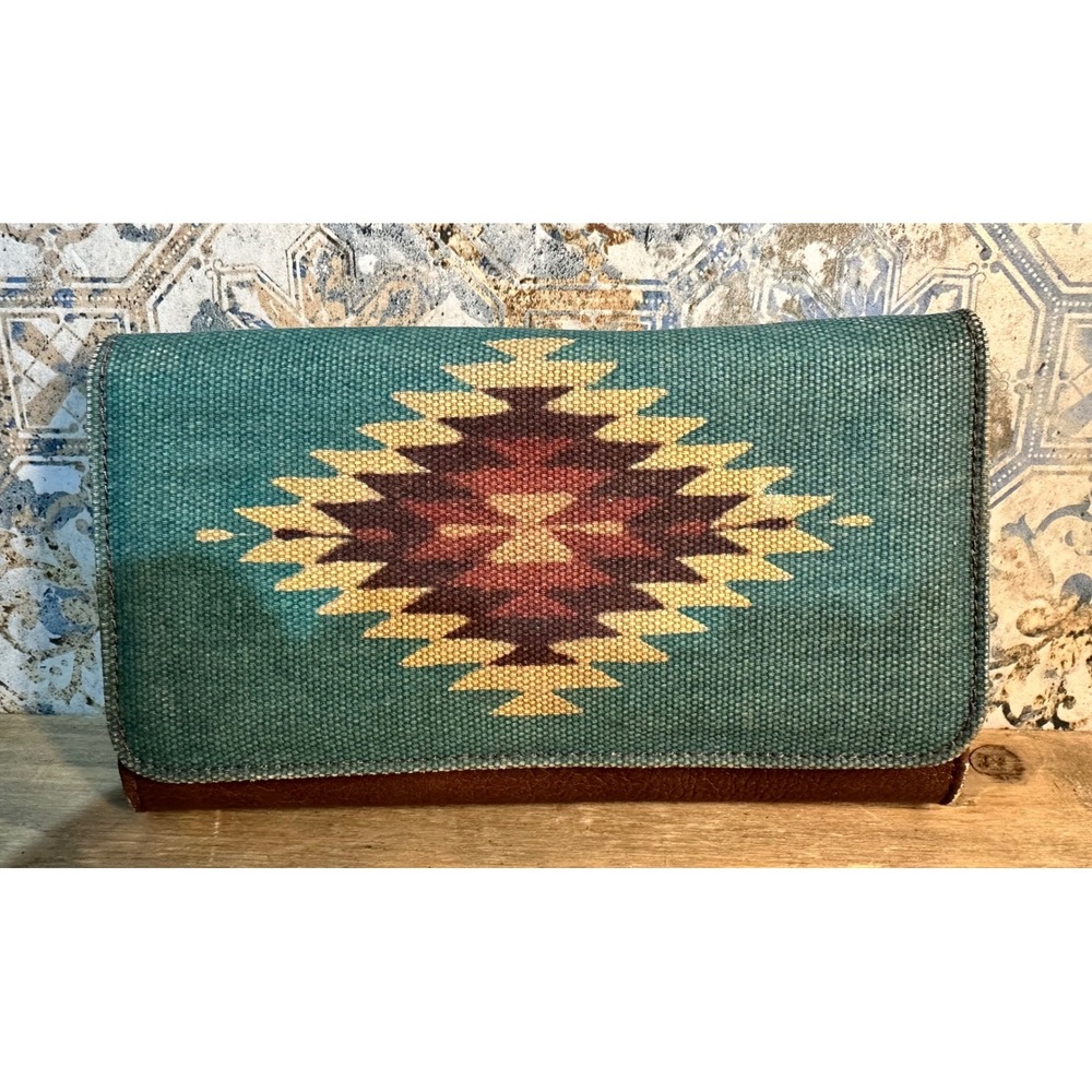 Nocona Wallet Southwestern Aztec Trifold Womens Cowgirl Western